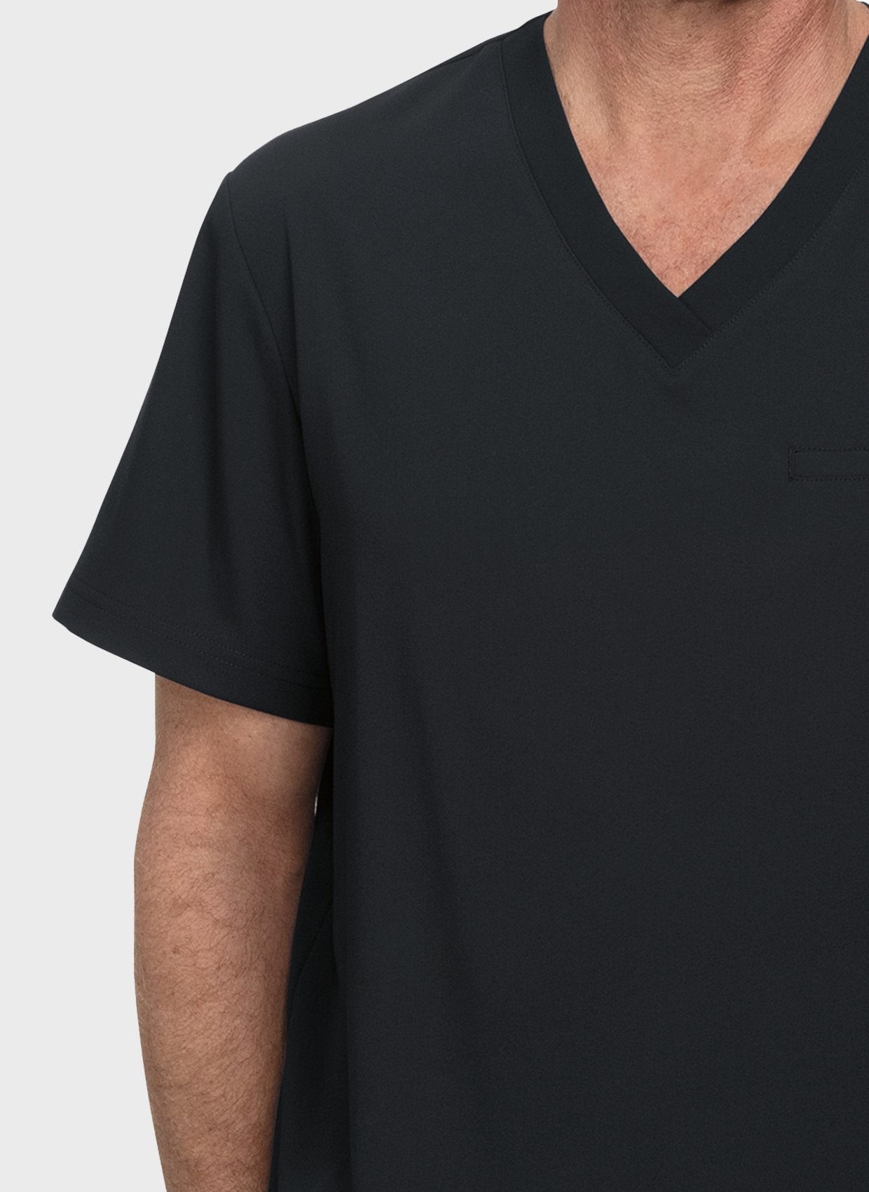 mens-koi-next-gen-on-call-scrub-top-Black-2