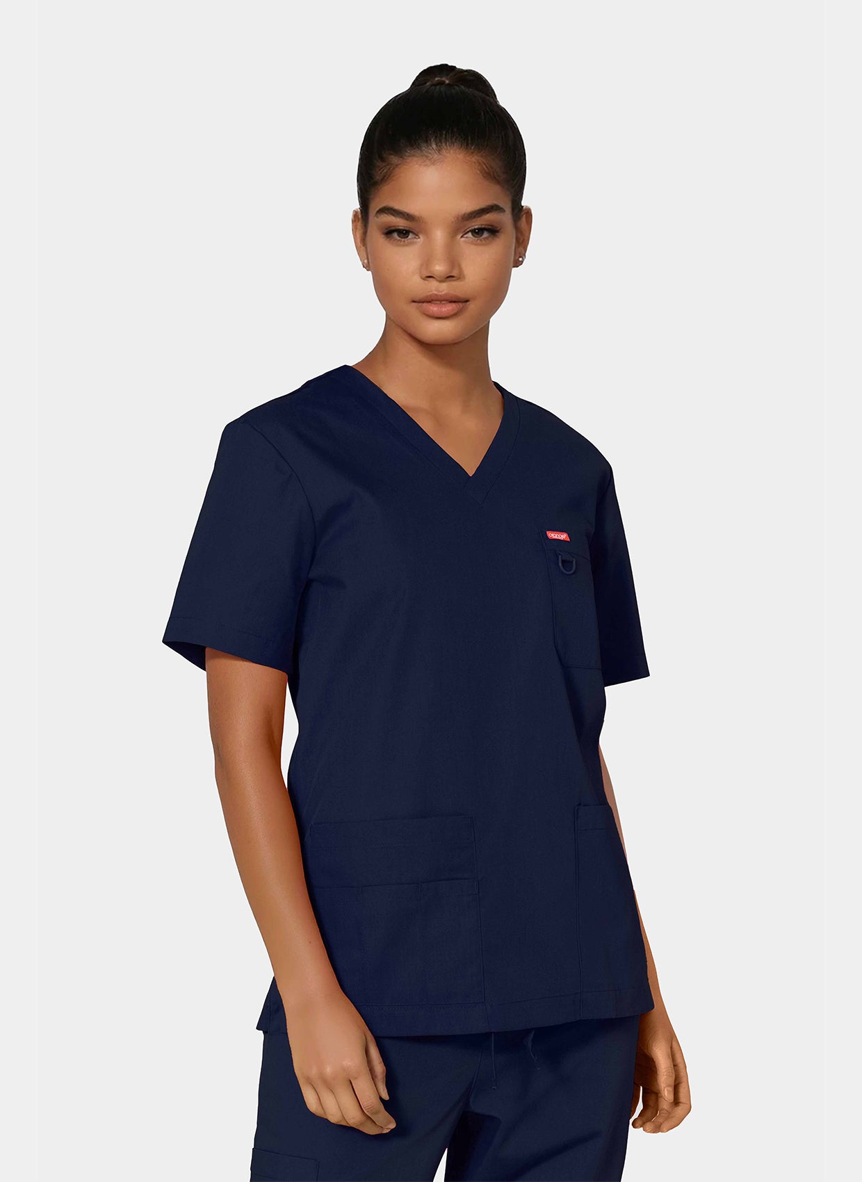 Orange Standard Balboa Scrub top Navy
