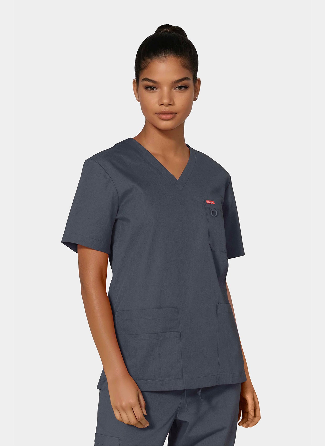 Orange Standard Balboa Scrub top Charcoal