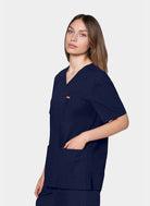 Orange Standard Balboa Scrub top Navy