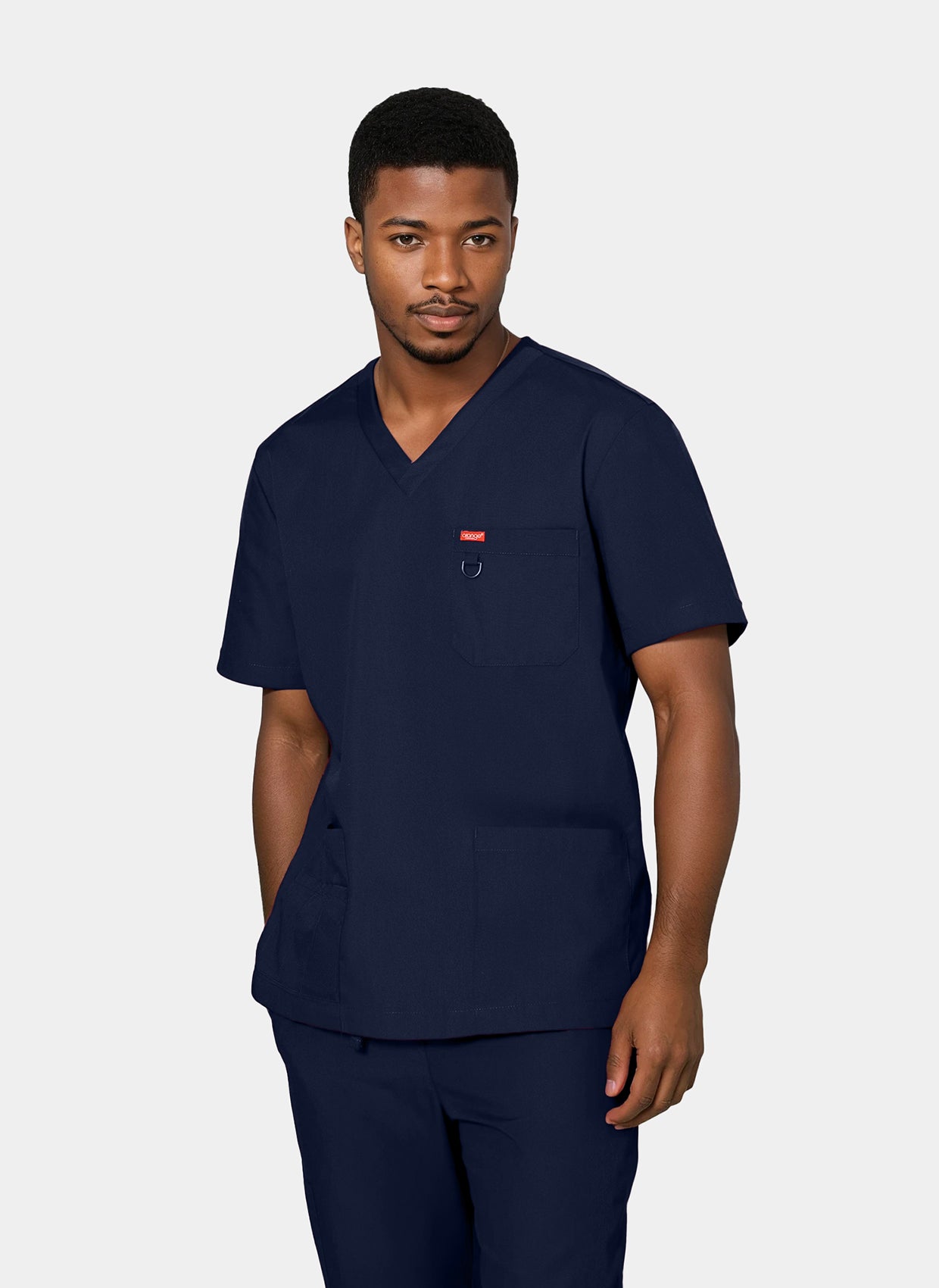 Orange Standard Balboa Scrub top Navy