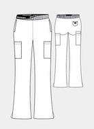 sketch unisex scrub trousers dickies boot cut