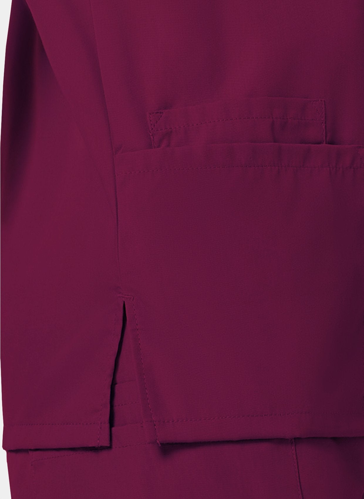 unisex scrub top cherokee - wine