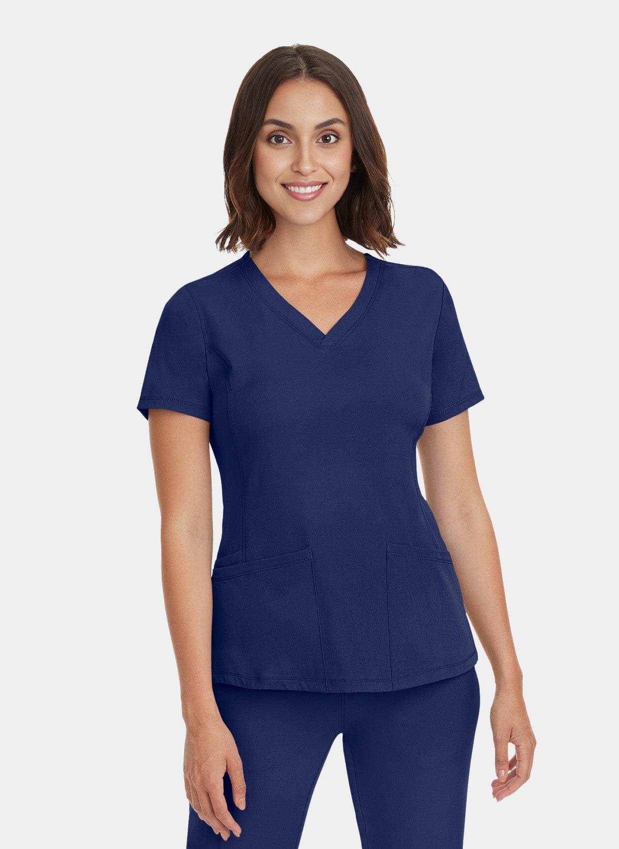 Healing Hands Monica Scrub Top - Navy