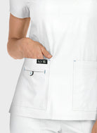 womens-koi-basics-becca-scrub-top-white