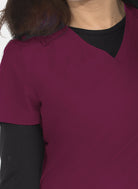  Koi Basics Becca Scrub Top - Wine