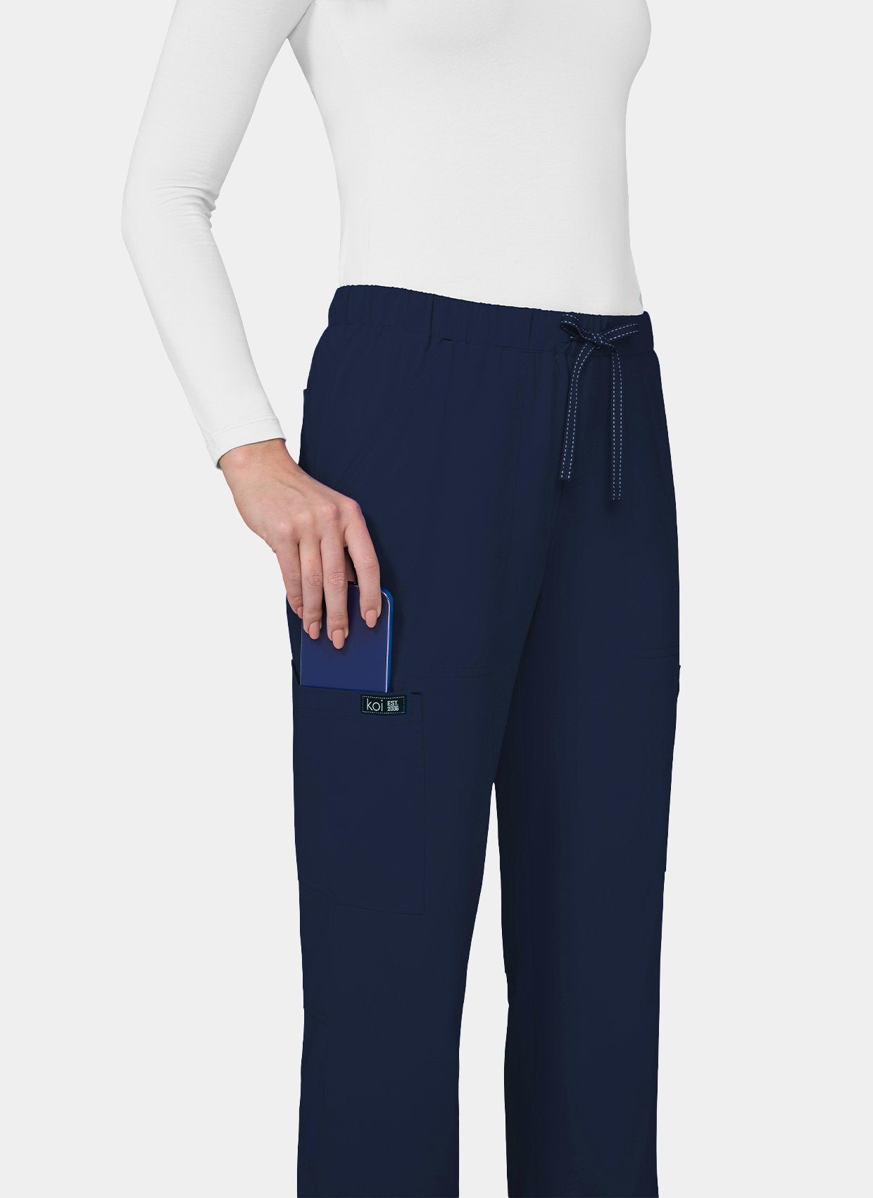 Koi Basics Holly Scrub Trousers - navy