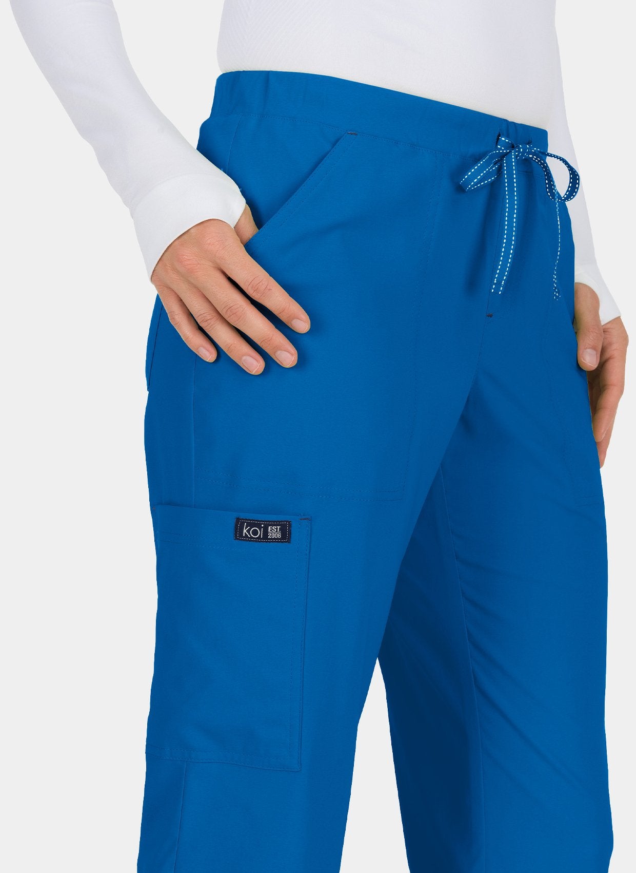 Koi Basics Holly Scrub Trousers - royal