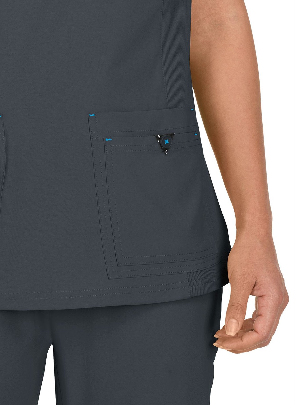 womens-koi-basics-katie-scrub-top-charcoal-4