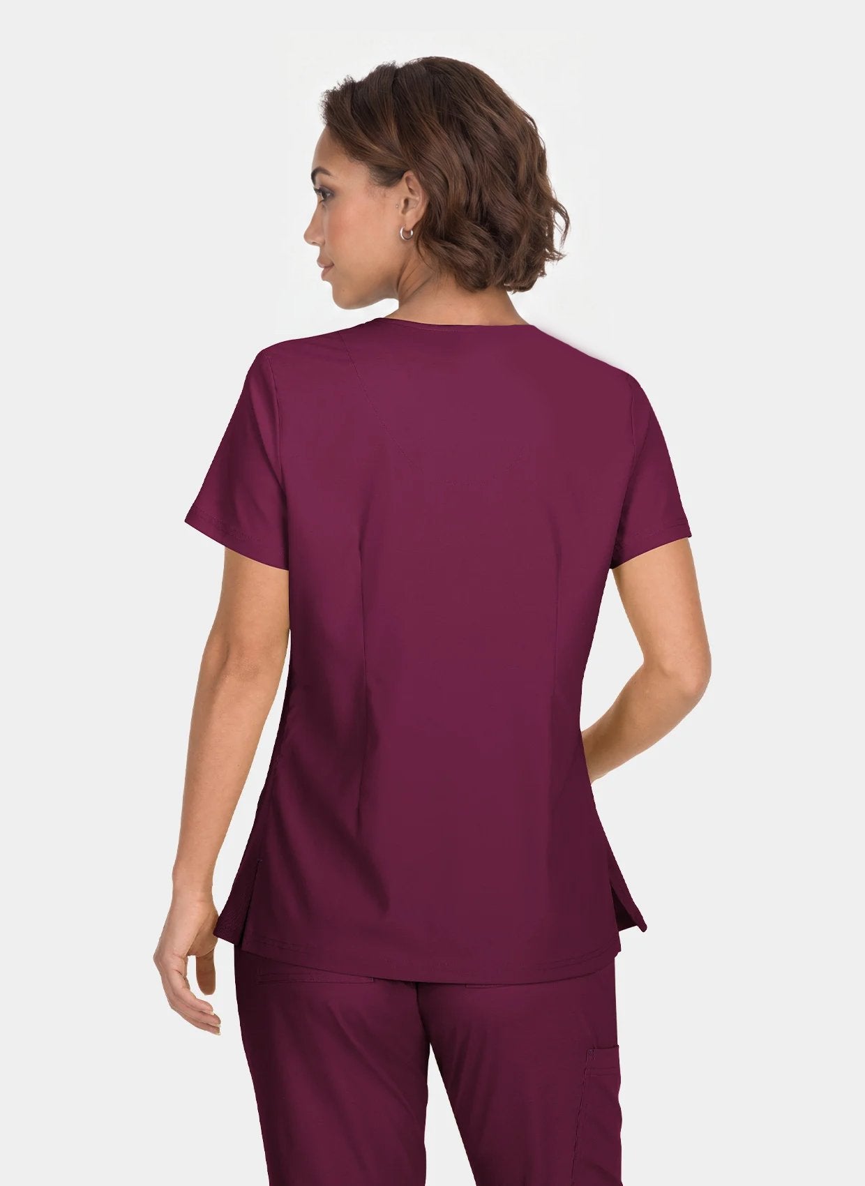 womens-koi-basics-katie-scrub-top-wine-2