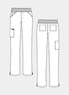womens koi basics laurie trousers sketch
