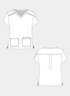 womens scrub top koi cureology cardi sketch