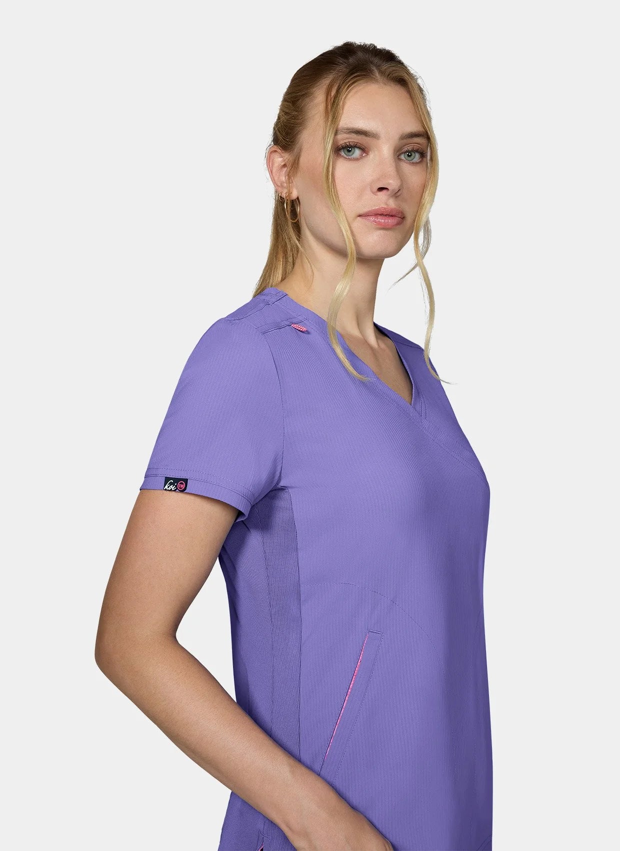 Koi Lite Philosophy Scrub Top - French Lavender