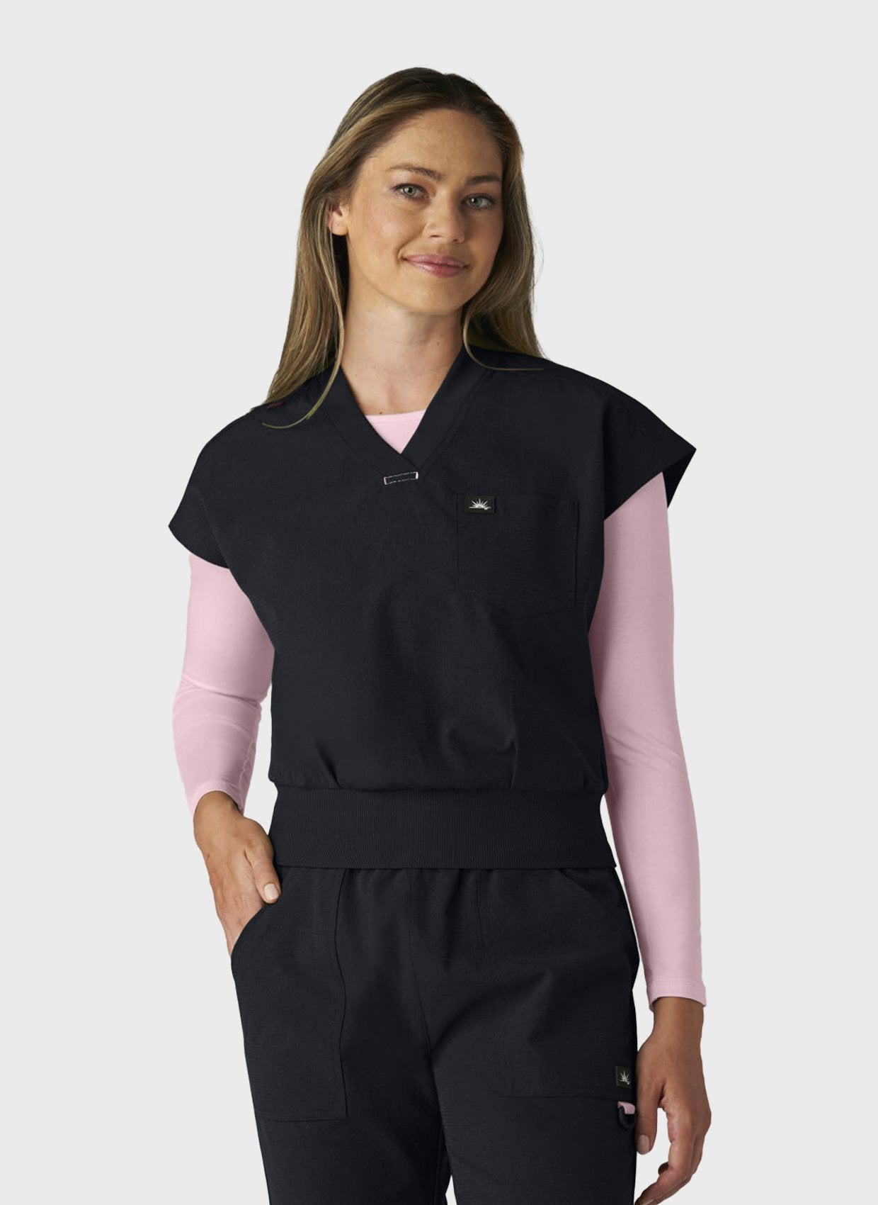 womens-scrub-top-koi-solis-trinity-black