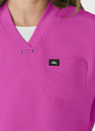 womens-scrub-top-koi-solis-trinity-hibiscus-pink-3