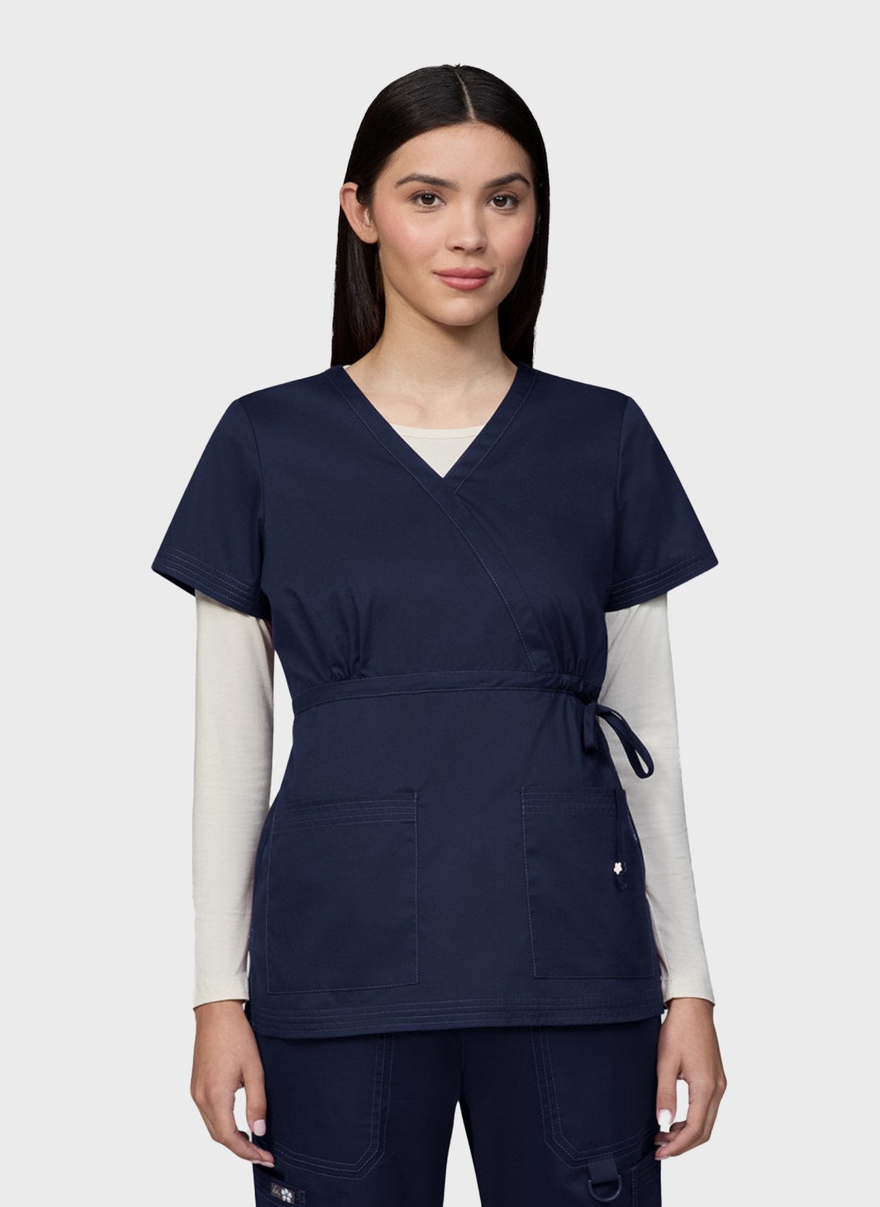 womens-scrub-tops-koi-classics-katelyn-navy