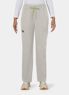 Women's Koi Solis Freda Scrub Trousers in Bone