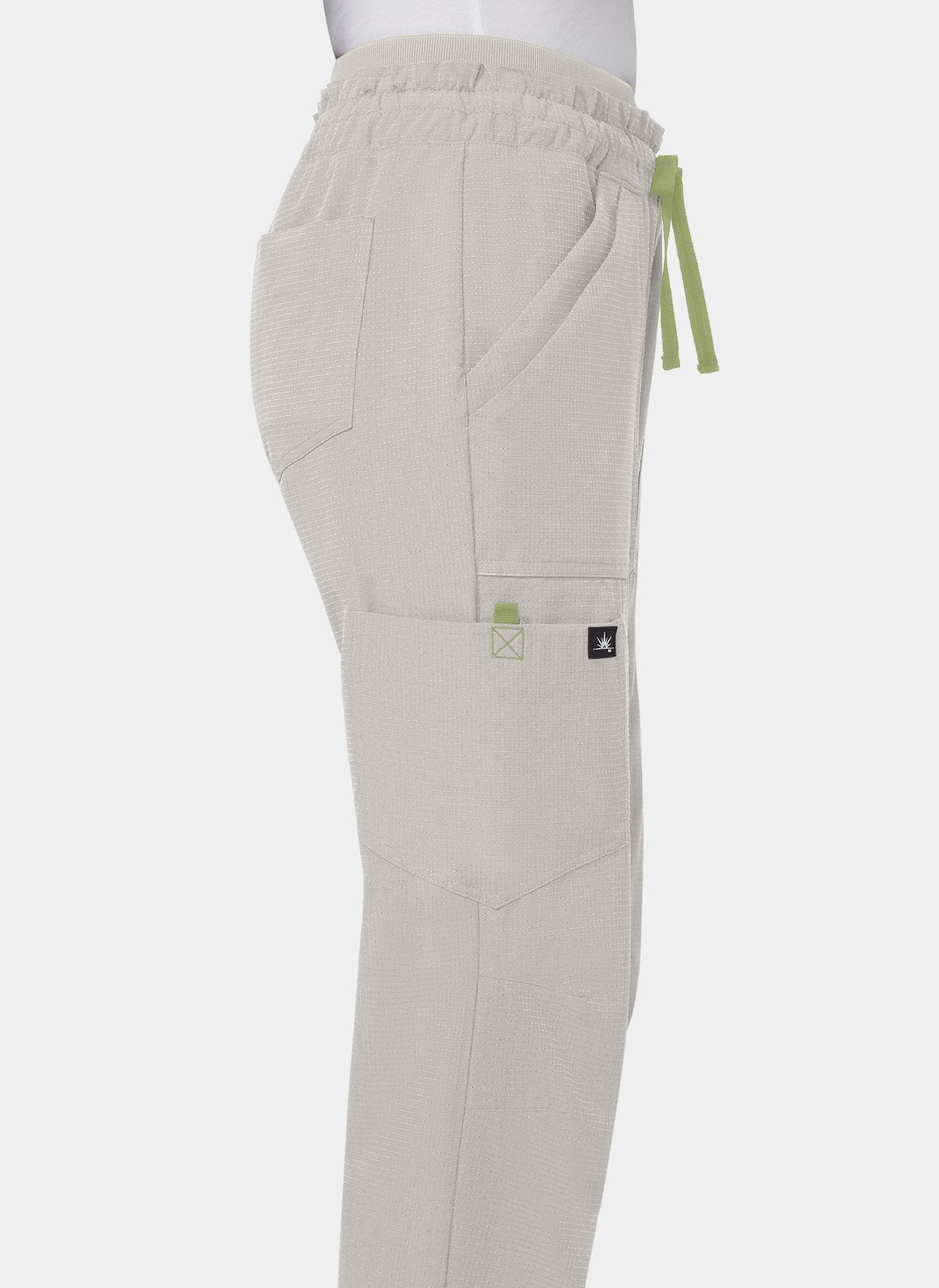 Women's Koi Solis Freda Scrub Trousers in Bone