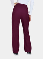 Koi Solis women's scrub trousers side image wine